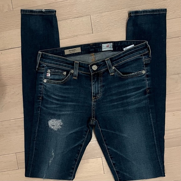 Ag Adriano Goldschield The Legging Super Skinny Jeans. Distressed | Size 25. - Picture 6 of 8